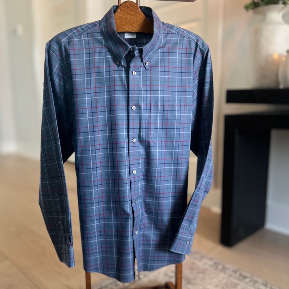 Brooks Brothers 1818 XL Regent Fit Button-Down Long Sleeve Shirt